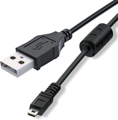 KARELLS USB Câble 1.5m,Câble de Charge de Données d’Appareil Photo Reflex Numérique USB,Câble de Données S2600P520 Câble de Charge de l’Appareil Photo,Compatible avec les Séries Nikon Coolpix/L/D/S/P