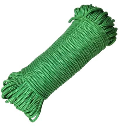 Corde D'Escalade Statique Dia 2mm 5M 10M 20M 30M un Noyaux Paracord for Survie Parachute Cordon Lanière Camping Escalade Camping Corde Randonnée DIY Bracelet Pour Survie ExtéRieur Bricolage(Green,5 Me