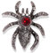 QQYDZSW Brosche, Anstecker, Insekten-Strassbrosche mit tropfendem Öl, 3,1 x 2,8 cm