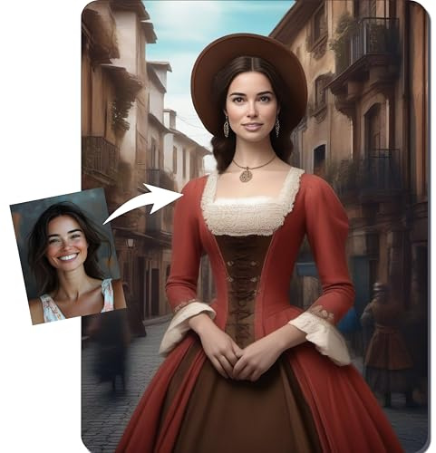 Callvin Novelty Photo on Personalised Aluminium Plate (Costume, 20 cm x 30 cm, Unframed)