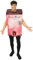P'TIT CLOWN - Déguisement Adulte Bouteille - Costume Super Pastis, Costume Cubis, Costume Bouteille de Vin - Pour Carnaval, Fêtes Costumées - Polyester - Taille Unique (Cubis)