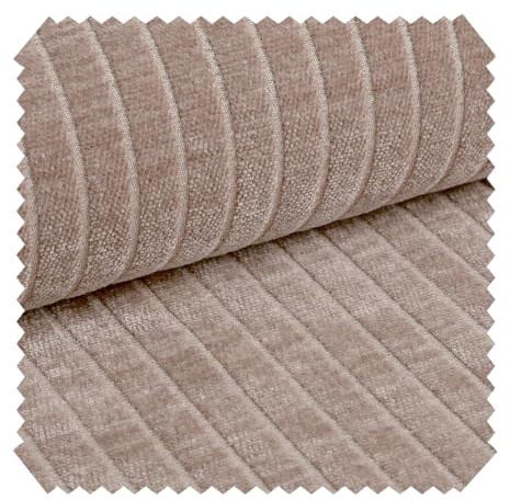 novely® PERMO Möbelstoff Breitcord-Optik Polsterstoff Luxus 380g/m² Hohe UV-Beständigkeit (7-8/8) | Meterware | 1lfm Farbe: 75 Altrosa