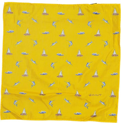 GANT Damen Tuch D2. COTTON/SILK PKT SQUARE gelb Gr. One Size
