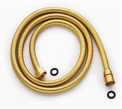 Universeller langer Brauseschlauch 1,5 m Sanitärschläuche, for Badezimmerersatz Anti-Twist-Gold-Finish Messing Antik Duschkopf Badezimmer Sanitärschläuche