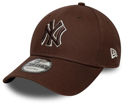 New Era 9Forty Properties Yankees MLB CapEra Women/Men - Curved Brim Cap Baseball Metal Buckle, with Peak All-Season Spring Summer Autumn Winter