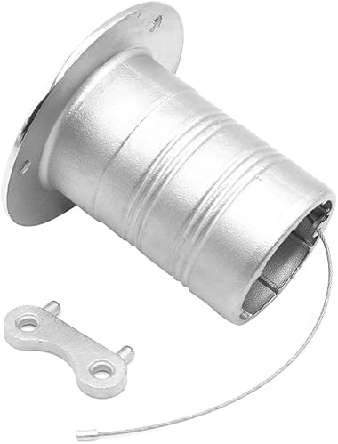 FONGKNOX 1.5 Lockable Stainless Steel Fuel Deck Filler 316 Stainless Steel With Key Cap Boat Yacht Accessories