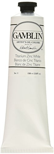 Gamblin Artist Oil Color - Titanium-Zinc White - 150 ml Tube