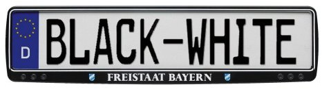 HP Autozubehör 18513 Kennzeichenhalter Freistaat Bayern