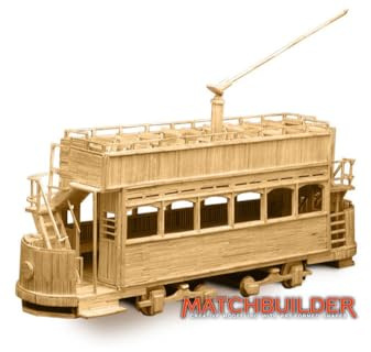 Matchstick Kit Electric Tram Car