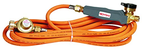 Express 6025 Accessories Soldering Iron for Cover – Spare Parts Consisting of a Handle with Screw Connection + 4.75 m Hose + Pressure Regulator 2 Bar