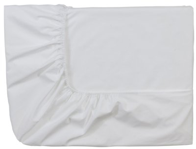 ESSIX Royal Line Spannbettlaken, Perkal-Baumwolle, weiß, 160 x 200 cm