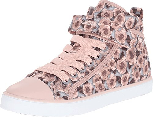 Geox Jr Ciak Girl C, baskets montantes fille - rose - Rose, 33 EU