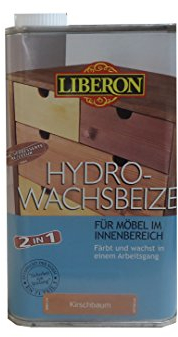 500 ml LIBERON HYDRO-WACHSBEIZE WACHS BEIZE (Kirschbaum)