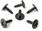 10x Kunststoff Schraube Halter Befestigung Clips Golf T5