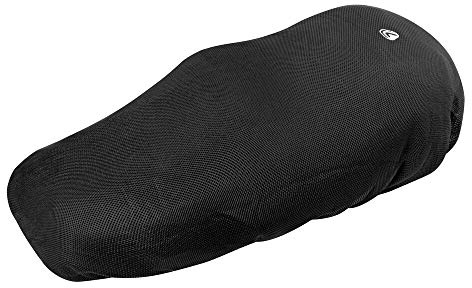 Lampa 91433 air-Grip, Sattelbezug für Maxi, XL | Sitzbankabdeckung, offenzelliges Design, freie Luftzirkulation, rutschfest, Wärmeisolierung, Klettbänder