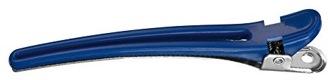 Comair 3150052 Haarclips Plastik/Aluminium, 10 Stück, 95 mm, blau