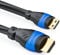 deleyCON 5m Mini HDMI Câble HDMI 2.0/1.4a Compatible ARC 3D 4K Ultra HD 1080p 2160p High Speed avec Ethernet (Nouvelle Norme) - Noir