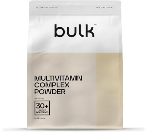 Bulk Multivitamin Complex Powder, 30 Vitamins, Minerals & Other Active Ingredients, 500 g, 167 Servings, Packaging May Vary