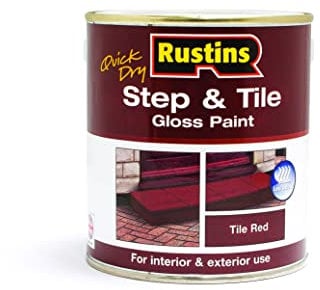 RUSTINS Step & Tile Paint Red 2.5L