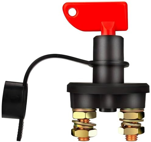 Jtron® 12V/24V 200A Autobatterie Trennschalter Trennschalter Power Kill Switch Batterieschalter