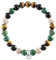 Thomas Sabo Unisex Charm-Armband Jasper Tigerauge Charm Club 925 Sterlingsilber X0217-947-7