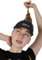 Sportkind Tennis, Running, Golf Sonnen Visor, schwarz