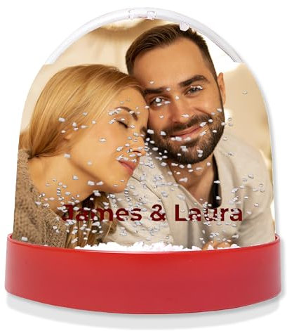 Bola de Nieve Imán Personalizado. Iman Nevera Personalizado con Foto. Adornos Navideños Originales. Navidad Decoración. Globo de Nieve Personalizado. Presentes de Natal. Regalos Navidad Originales