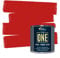 THE ONE All-in-One Farbe & Grundierung – Rot Matt, 250 ml | Multi-Oberflächen 1-Schicht-Formel | Innen & außen | Wasserbasiert, langlebig & VOC-arm