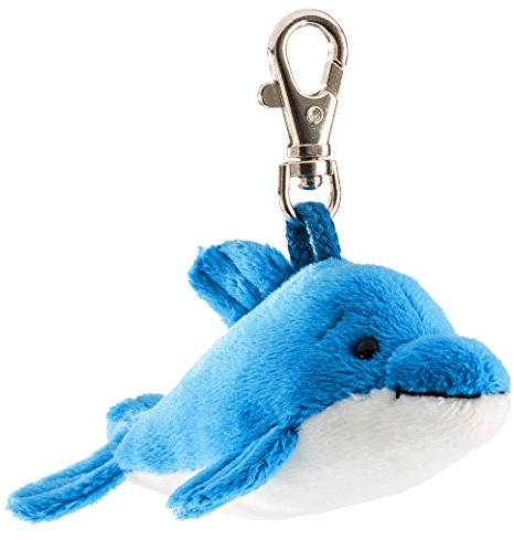 Schaffer Knuddel mich! Schaffer 0240 Delfin Anhänger, unisex-child, Blau, ca. 11 cm