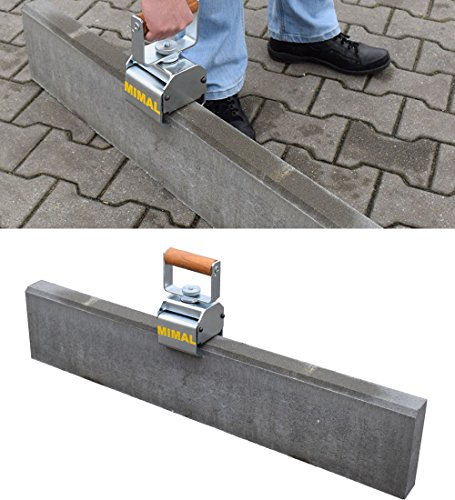 Falon-Tech Bordsteinzange Steingreifer Versetzzange Handsteinzange Borsteinträger (RCW)