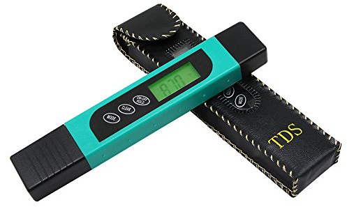 QiCheng&LYS Water Quality Meter, Professional TDS Digital Water Tester with LED Display, Handheld 0-9990 ppm TDS Measurement, Water Tester Ideal for Drinking Water, Aquariums and More (105)