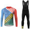 UGLY FROG Uglyfrog Herren Fahrradbekleidung Thermo Radtrikot Langarm Windundurchlässig Fahrradtrikot Tops+Lange Hosen Anzüge（Zwei Stücke）