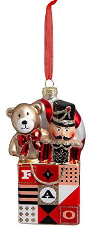 Ambassadeur de Schwarz Casse-Noisette et Ours de Noël Ornement