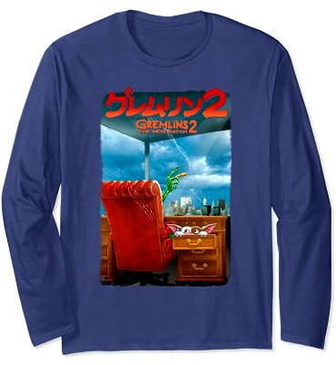 Gremlins 2 Poster Langarmshirt