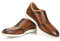 JITAI Zapatos Oxford para Hombre Zapatos de Vestir Casuales para Hombre Zapatos con Cordones de Moda, Marrón-18, 43 EU (10 UK)