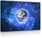 lightbox multicolor | Leuchtbilder | Planet Erde im Weltraum | 100x70 cm | Fully Lighted