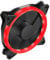 CiT Red Ring PC Cooling Fan 120mm, Fan Speed: 1200RPM, Hydraulic Bearing, 16pcs LEDs, 7 Blades, 3 Pin Or 4 Pin Power, High Performing, Easy Compatibility & Reliable Fan For Computer Cases | Black