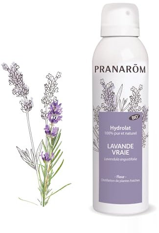 Pranarôm Hydrolat Lavande Vraie Bio Adoucit et Apaise les peaux sensibles 150 ml