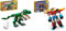 LEGO 31058 Creator Dinosaurier Spielzeug, 3in1 Modell mit T-Rex & 31124 Creator 3-in-1 Super-Mech Roboter Kinderspielzeug, Drachenfigur, Flugzeug, kreatives Spielzeug für Kinder ab 6 Jahre
