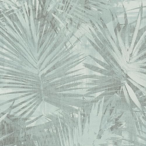 Nature Wallpaper Wall Profhome 363853-GU Non-Woven Wallpaper Textured with Floral Ornaments matt Blue Green 5.33 m2 (57 ft2)