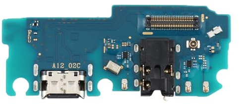 OnlyTech - Circuit connecteur de Charge de Remplacement pour Le Samsung Galaxy A12 A125F - Pièce détachée Interne Comprenant la Prise USB Type C, Le Micro, l'antenne et la Prise Jack
