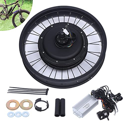 kangten Hinterrad Elektrofahrrad E-Bike Conversion Kit Umbausatz Hub Motor 20 48V 1000W Elektrofahrrad Electric Bicycle 20 Zoll