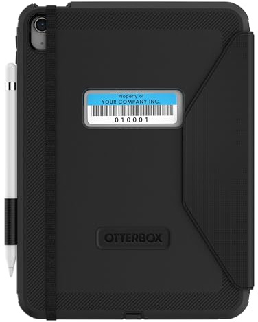 OtterBox Defender for Business Folio-Zubehör (nur Folio-Zubehör) für iPad (A16) und iPad 10.Generation, Schwarz (Keine Einzelhandelsverpackung)