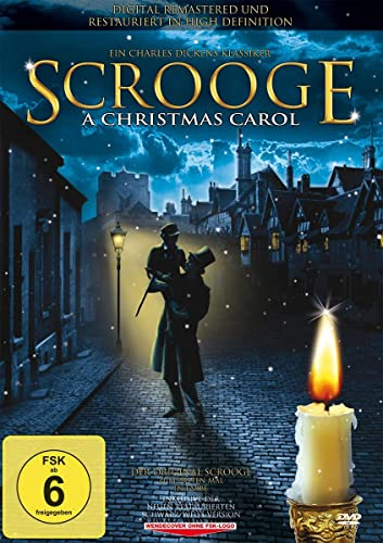 Charles Dickens: Scrooge - A Christmas Carol (Das Original von 1934) in Farbe und schwarz/weiß (neu restauriert)