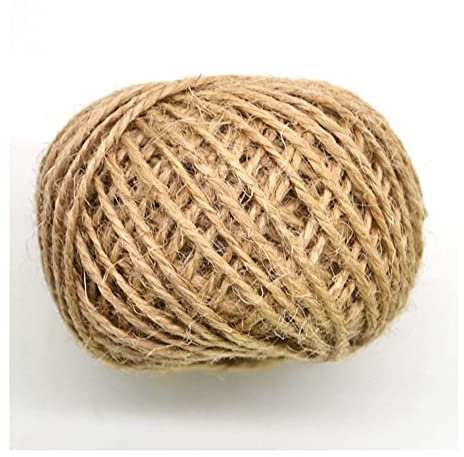 Corde de Ficelle de Jute Naturelle, Corde de Ficelle de Jute de Toile de Jute Naturelle de 30 m (Color : Brown)