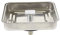 Fregadero cuadrado Colador Escurridor Acero inoxidable Cocina Baño Fregadero Poste Tapón Desagüe - 78x42mm, 16 Agujeros en forma de arco