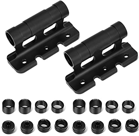 Bike Fork Mount, 2Pack Bicycle Fork Mount Truck Block, Bike Car Roof Rack Carrier, Quick Release Thru Axle Fitments, 16 Removable Fittings M100×5/100×12/100×15/110×15mm, Travel Transporting Bicycle
