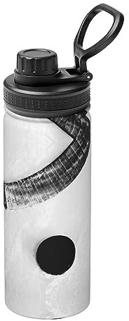 Ice Hockey Art Bouteille d'eau isotherme en acier inoxydable 18 oz pour sports de plein air