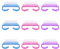 MEMOFYND Cepillo de uñas de 9 piezas, cepillo de mano de plástico, cepillo de limpieza de uñas, cepillo de belleza de mano, mini cabezal de cepillo, adecuado para uñas, dientes de mascotas