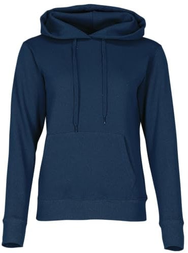 Fruit of the Loom Ladies Classic Kapuzen-Sweat + GRATIS MyShirt Stoffbeutel, Farbe:Navy + GRATIS MyShirt Stoffbeutel, Größe:XS